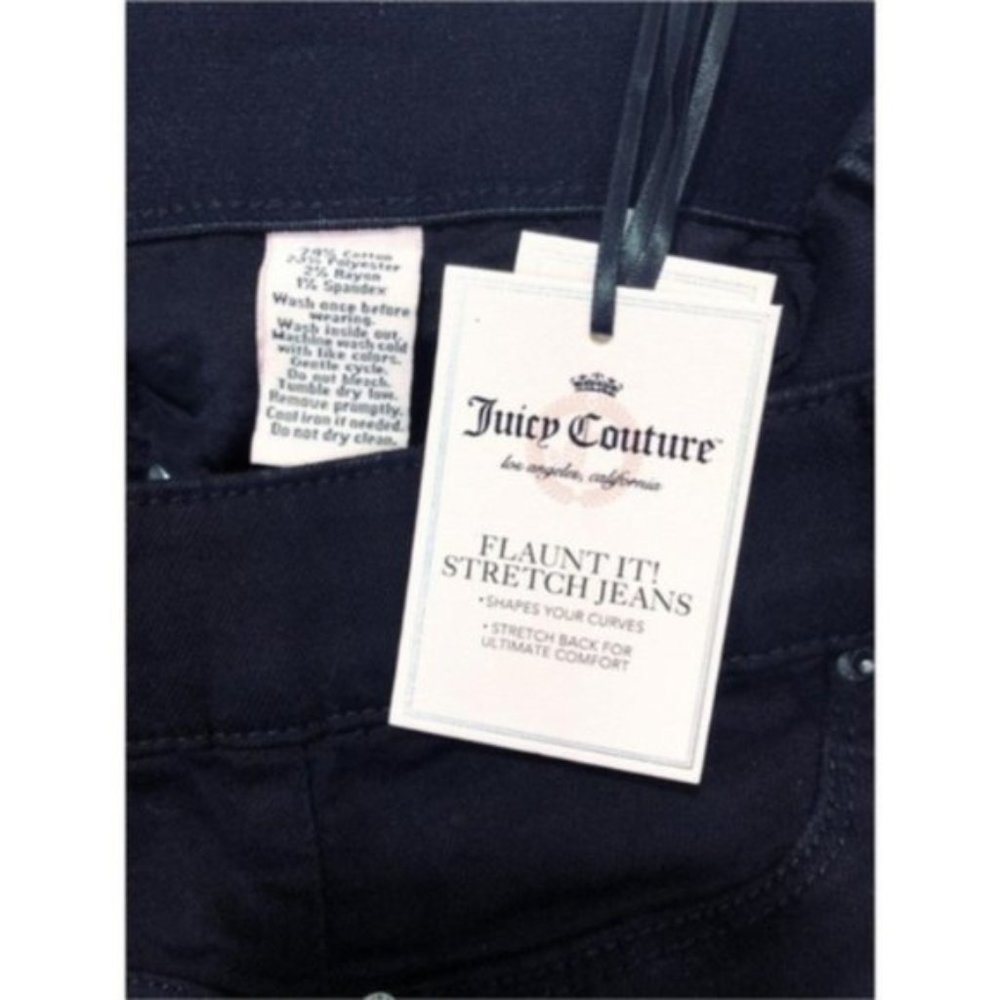 SOLD Juicy Couture Black Skinny Capris Jeans - Picture 6 of 8